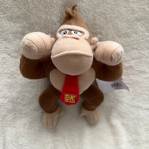 Super Mario Donkey Kong Plush Toy 10” DK Gorilla Monkey Jungle Stuffed Animal - Picture 1 of 5